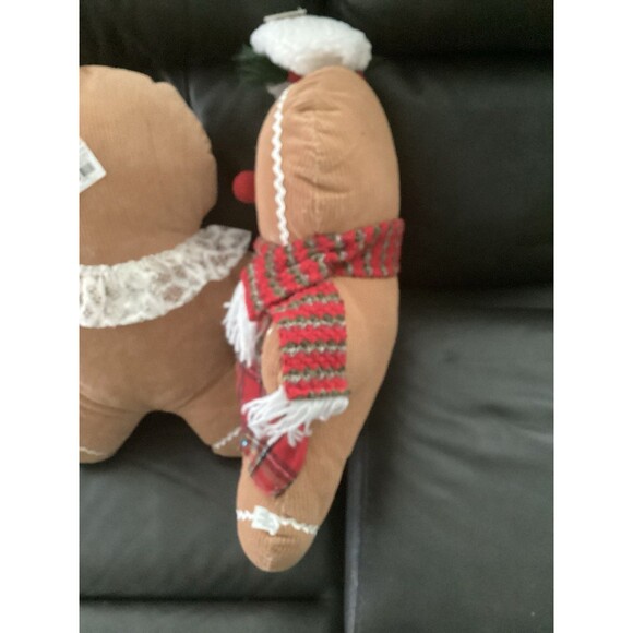 Gingerbread Boy And Girl Set 18"-20" Hobby Lobby Plush Holiday Christmas Plaid - Picture 4 of 11